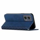 For Motorola Edge 2024 Diamond Splicing Skin Feel Magnetic Leather Phone Case(Blue) - 3