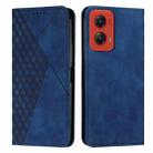 For Motorola Moto G Stylus 5G 2024 Diamond Splicing Skin Feel Magnetic Leather Phone Case(Blue) - 1