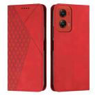 For Motorola Moto G Stylus 5G 2024 Diamond Splicing Skin Feel Magnetic Leather Phone Case(Red) - 1