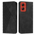 For Motorola Moto G Stylus 5G 2024 Diamond Splicing Skin Feel Magnetic Leather Phone Case(Black) - 1