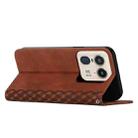 For Motorola Moto X50 Ultra Diamond Splicing Skin Feel Magnetic Leather Phone Case(Brown) - 3