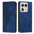 For Motorola Moto X50 Ultra Diamond Splicing Skin Feel Magnetic Leather Phone Case(Blue) - 1