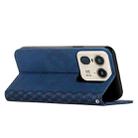 For Motorola Moto X50 Ultra Diamond Splicing Skin Feel Magnetic Leather Phone Case(Blue) - 3