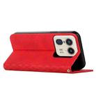 For Motorola Moto X50 Ultra Diamond Splicing Skin Feel Magnetic Leather Phone Case(Red) - 3