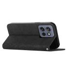 For Motorola Edge 50 Neo Diamond Splicing Skin Feel Magnetic Leather Phone Case(Black) - 3