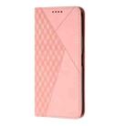 For Motorola Moto G35 Diamond Splicing Skin Feel Magnetic Leather Phone Case(Rose Gold) - 2