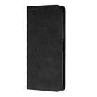 For Motorola Moto G35 Diamond Splicing Skin Feel Magnetic Leather Phone Case(Black) - 2
