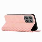 For Motorola Moto G15 Diamond Splicing Skin Feel Magnetic Leather Phone Case(Rose Gold) - 3