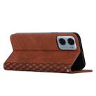 For Motorola Moto G05 Diamond Splicing Skin Feel Magnetic Leather Phone Case(Brown) - 3