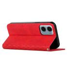 For Motorola Moto G05 Diamond Splicing Skin Feel Magnetic Leather Phone Case(Red) - 3