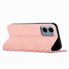 For Motorola Moto G05 Diamond Splicing Skin Feel Magnetic Leather Phone Case(Rose Gold) - 3