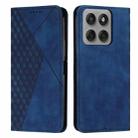 For Motorola Edge 60 Pro Diamond Splicing Skin Feel Magnetic Leather Phone Case(Blue) - 1