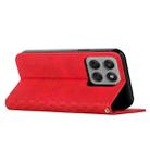 For Motorola Edge 60 Pro Diamond Splicing Skin Feel Magnetic Leather Phone Case(Red) - 3