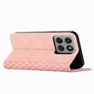 For Motorola Edge 60 Pro Diamond Splicing Skin Feel Magnetic Leather Phone Case(Rose Gold) - 3