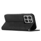 For Motorola Edge 60 Pro Diamond Splicing Skin Feel Magnetic Leather Phone Case(Black) - 3