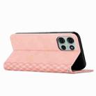 For Motorola Moto G86 5G Diamond Splicing Skin Feel Magnetic Leather Phone Case(Rose Gold) - 3