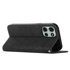 For Motorola Moto G86 5G Diamond Splicing Skin Feel Magnetic Leather Phone Case(Black) - 3