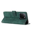 For Honor X6c 4G Skin Feel Stripe Pattern Leather Phone Case with Lanyard(Green) - 3