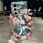 For Samsung Galaxy Z Fold5 Flower Series Pattern Phone Case(White Lotus) - 1