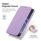 For Samsung Galaxy S25 5G DUX DUCIS Skin X Pro Series Magsafe PC + TPU Phone Leather Case(Purple) - 3