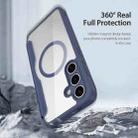 For Samsung Galaxy S25+ 5G DUX DUCIS Skin X Pro Series Magsafe PC + TPU Phone Leather Case(Blue) - 2