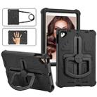 For iPad Air 2 / 9.7 2017 / 2018 Shield 360 Rotation Handle EVA Shockproof PC Tablet Case(Black) - 1