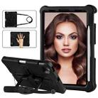 For iPad Air 11 2024 Shield 360 Rotation Handle EVA Shockproof PC Tablet Case(Black) - 1