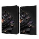 For Samsung Galaxy Tab S9 / S9 FE Crystal Texture Painted Leather Tablet Case(Purple Lotus) - 1