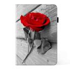 For Samsung Galaxy Tab S7+ / S8+ / S9+ Crystal Texture Painted Leather Tablet Case(Rose) - 2