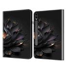 For Samsung Galaxy Tab S7+ / S8+ / S9+ Crystal Texture Painted Leather Tablet Case(Purple Lotus) - 1