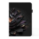 For Samsung Galaxy Tab S7+ / S8+ / S9+ Crystal Texture Painted Leather Tablet Case(Purple Lotus) - 2