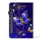 For Samsung Galaxy Tab S7+ / S8+ / S9+ Crystal Texture Painted Leather Tablet Case(Diamond Butterflies) - 3