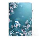 For Samsung Galaxy Tab S7 FE Crystal Texture Painted Leather Tablet Case(Plum Bossom) - 2