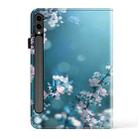For Samsung Galaxy Tab S7 FE Crystal Texture Painted Leather Tablet Case(Plum Bossom) - 3