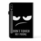 For Samsung Galaxy Tab S7 / S8 / S9 Crystal Texture Painted Leather Tablet Case(Dont Touch My Phone) - 3