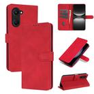 For vivo Y37 / Y36t / Y03 / Y18 AZNS Skin Feel Calf Texture Flip Leather Phone Case(Red) - 1