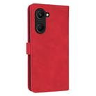 For vivo Y37 / Y36t / Y03 / Y18 AZNS Skin Feel Calf Texture Flip Leather Phone Case(Red) - 3