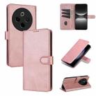 For vivo Y300 Pro AZNS Skin Feel Calf Texture Flip Leather Phone Case(Rose Gold) - 1