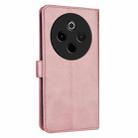 For vivo Y300 Pro AZNS Skin Feel Calf Texture Flip Leather Phone Case(Rose Gold) - 3