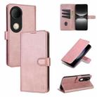 For vivo S20 AZNS Skin Feel Calf Texture Flip Leather Phone Case(Rose Gold) - 1