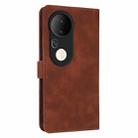 For vivo S20 Pro AZNS Skin Feel Calf Texture Flip Leather Phone Case(Brown) - 3