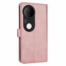 For vivo S20 Pro AZNS Skin Feel Calf Texture Flip Leather Phone Case(Rose Gold) - 3