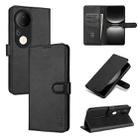 For vivo S20 Pro AZNS Skin Feel Calf Texture Flip Leather Phone Case(Black) - 1