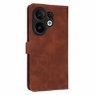 For vivo S30 AZNS Skin Feel Calf Texture Flip Leather Phone Case(Brown) - 3