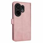 For vivo S30 Pro mini AZNS Skin Feel Calf Texture Flip Leather Phone Case(Rose Gold) - 3