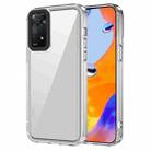 For Xiaomi Redmi Note 11 Pro 4G/5G Transparent Acrylic + TPU Shockproof Phone Case(Transparent) - 1