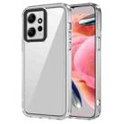 For Xiaomi Redmi Note 12 4G Global Transparent Acrylic + TPU Shockproof Phone Case(Transparent) - 1
