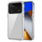 For Xiaomi Poco M4 Pro 4G Transparent Acrylic + TPU Shockproof Phone Case(Transparent) - 1