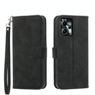 For Motorola Moto G24 Dierfeng Dream Line TPU Hybrid PU Leather Phone Case(Black) - 1