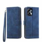 For Motorola Moto G24 Dierfeng Dream Line TPU + PU Leather Phone Case(Blue) - 1